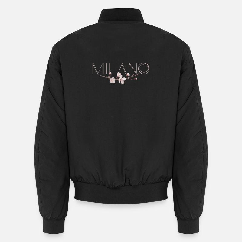 MILANO – Blossom Chic - Unisex Bomberjacke - Schwarz