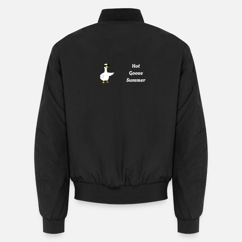 Hot Goose Summer - Unisex Bomberjacke - Schwarz
