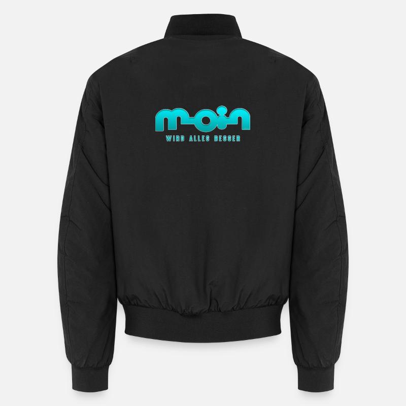 Moin wird alles besser Unisex Bomberjacke