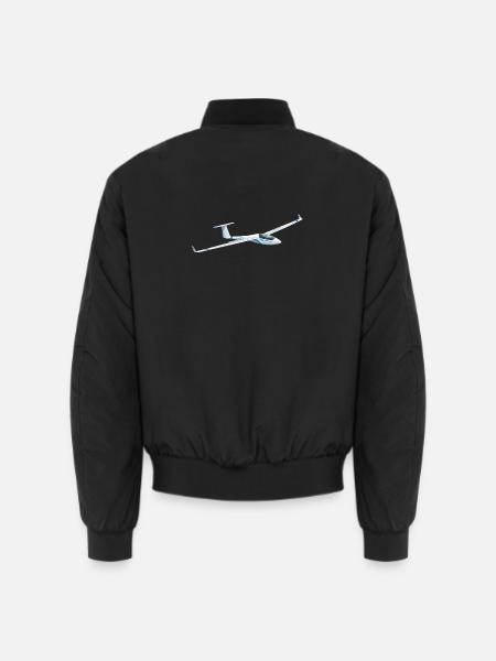 Segelflugzeug - Unisex Bomberjacke - Schwarz