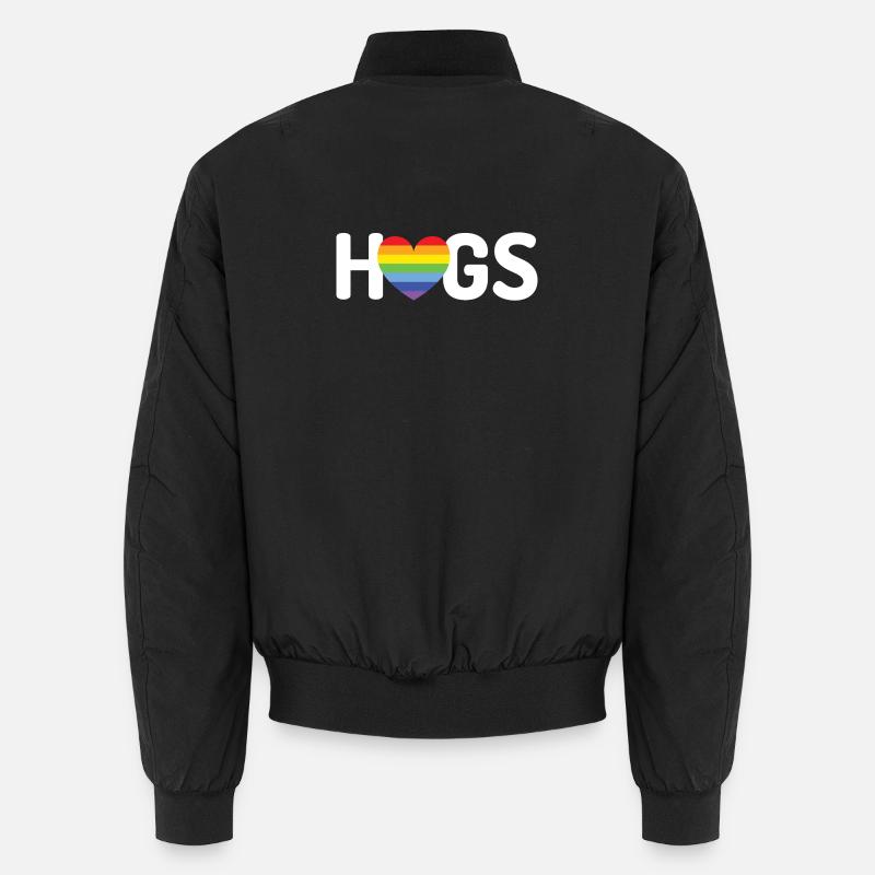 LGBT Hugs Unisex Bomber Jacket