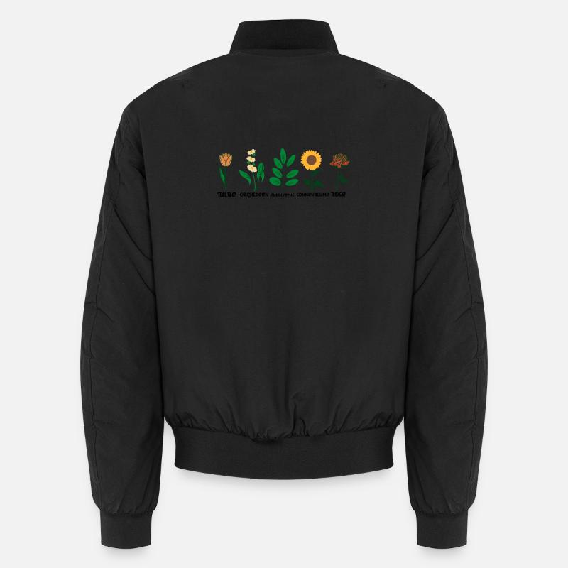 Espèces de fleurs Bomber unisexe