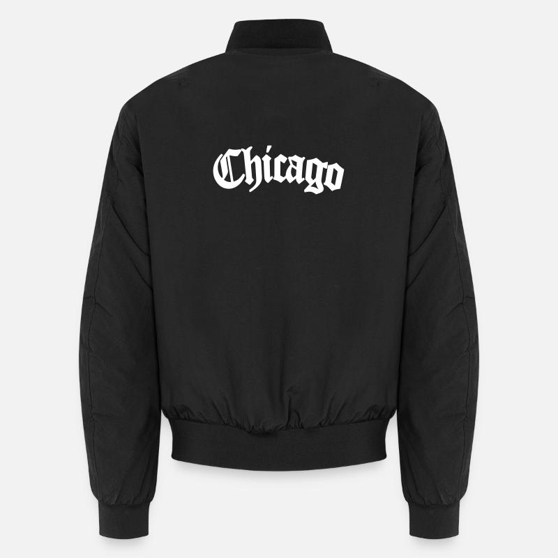 chicago - Unisex Bomberjacke - Schwarz