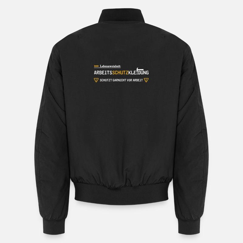Arbeitsschutzkleidung - Unisex Bomberjacke - Schwarz