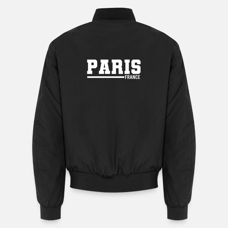 Paris | Frankreich - Unisex Bomberjacke - Schwarz