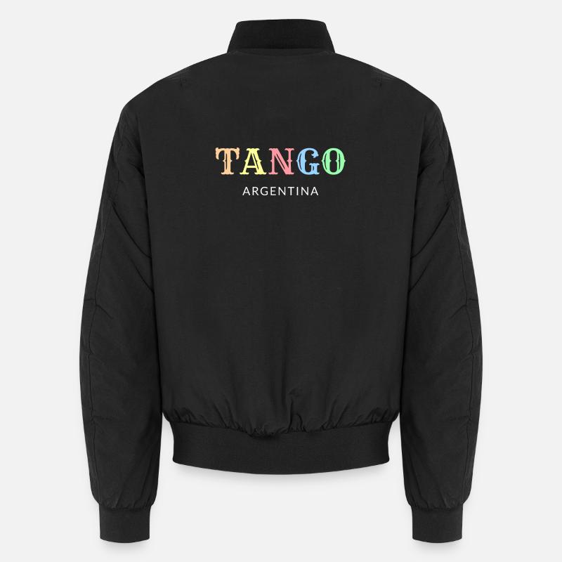 Tango Argentina - Unisex Bomber Jacket - black