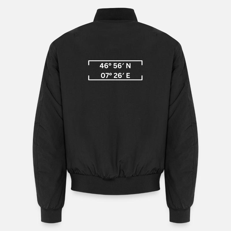 Coordonnées Bern Minimaliste Bomber unisexe