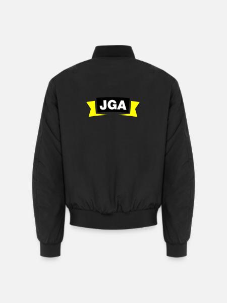 Bachelor Party Emblem / Logo - Unisex Bomber Jacket - black