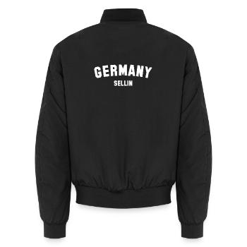 SELLIN Allemagne - Bomber unisexe - noir - Dos - AI Model Male 185 light (185cm)