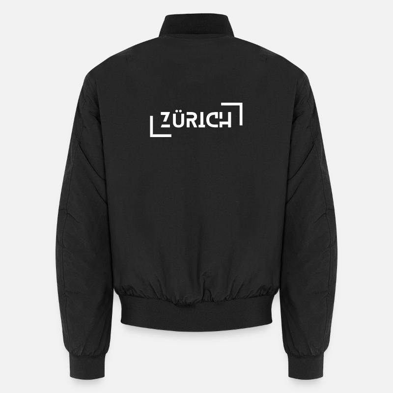 Zurich - Unisex Bomber Jacket - black