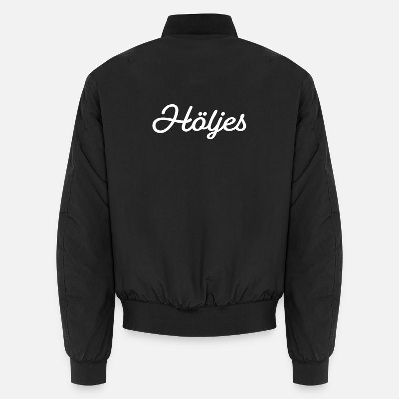 Housing white - Unisex Bomber Jacket - black