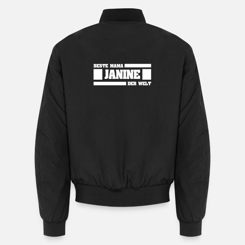 Mutter Janine - Unisex Bomberjacke - Schwarz