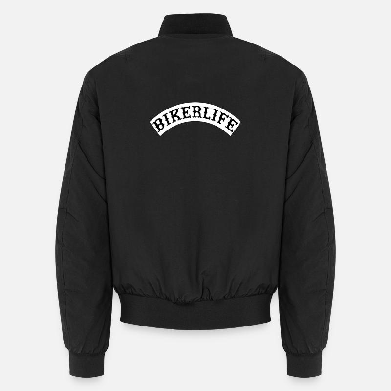 Lettrage Bikerlife Arc Bomber unisexe