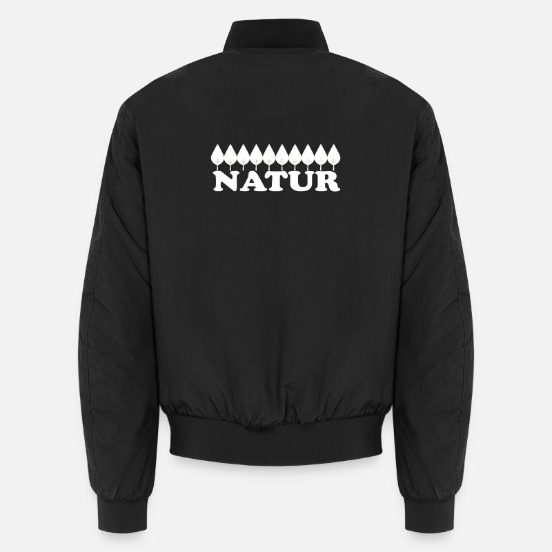 NATUR - Unisex Bomberjacke - Schwarz