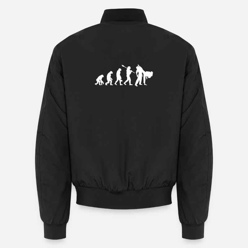 Judo Evolution Kampfkunst-Expertengeschenk Unisex Bomberjacke