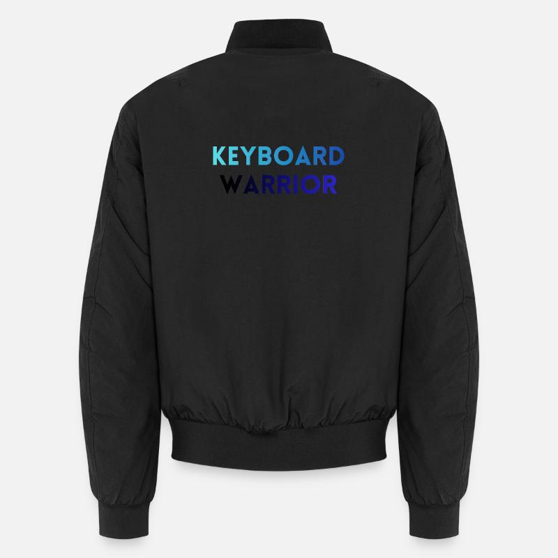 T-shirt Gamer / Programmeur – Keyboard Warrior Bomber unisexe