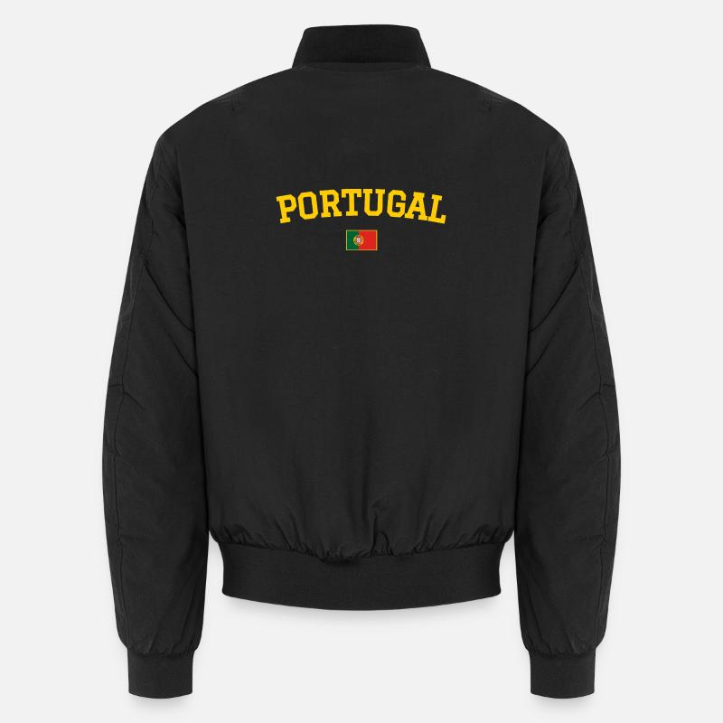 Drapeau du Portugal jaune Bomber unisexe