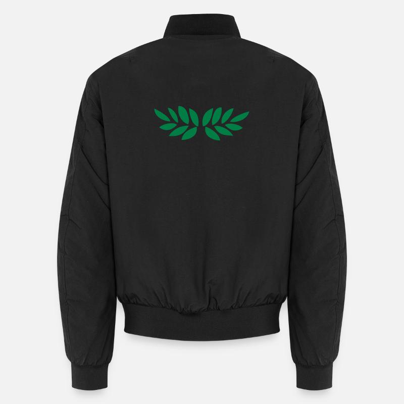 Lorbeerkranz - Unisex Bomberjacke - Schwarz