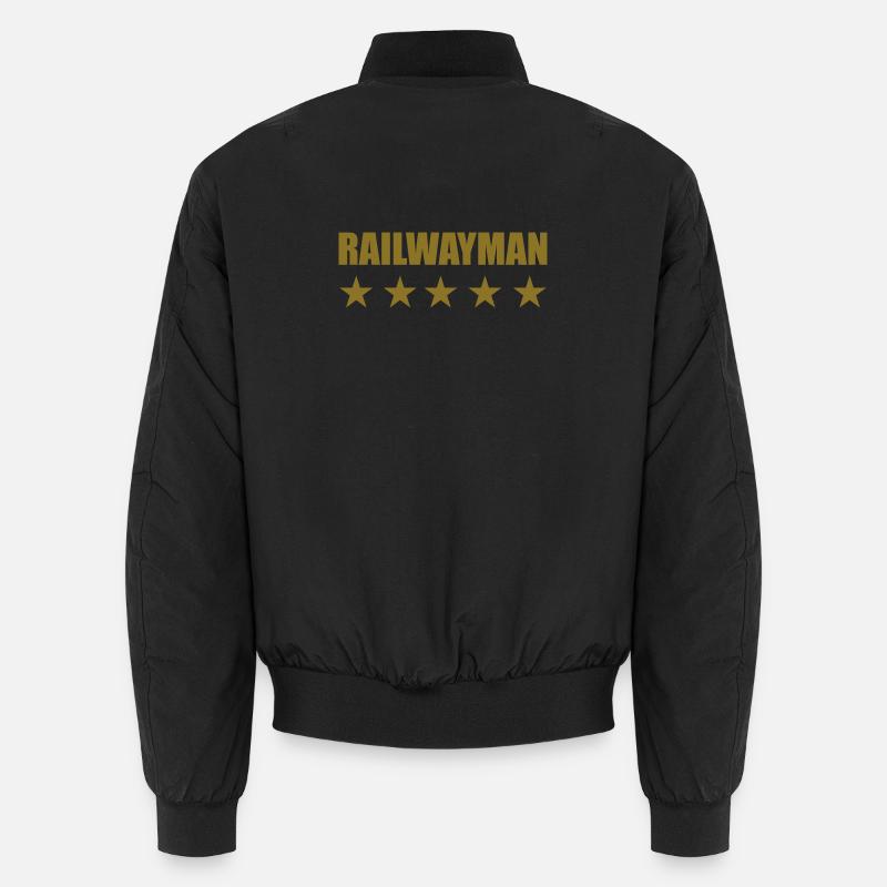 Eisenbahner / Eisenbahnen / Eisenbahn / Bahn Unisex Bomberjacke