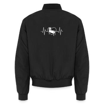 Pinball - Bomber unisexe - noir - Dos - AI Model Male 185 light (185cm)