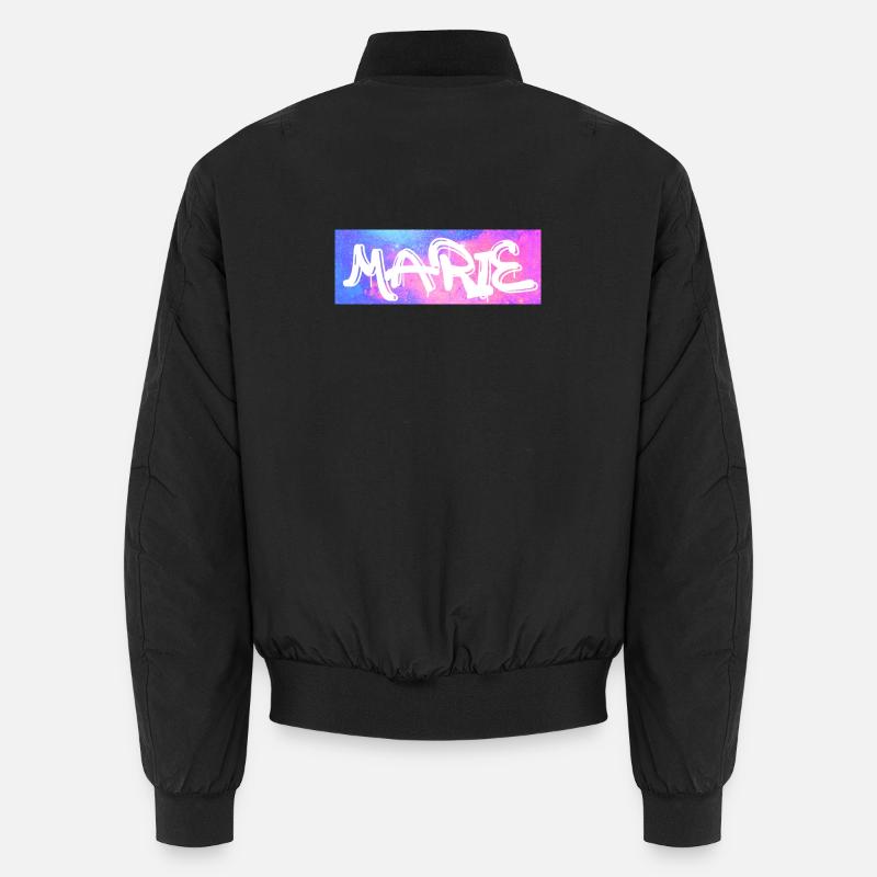 Marie Graffiti Neon Splash Unisex Bomberjacke