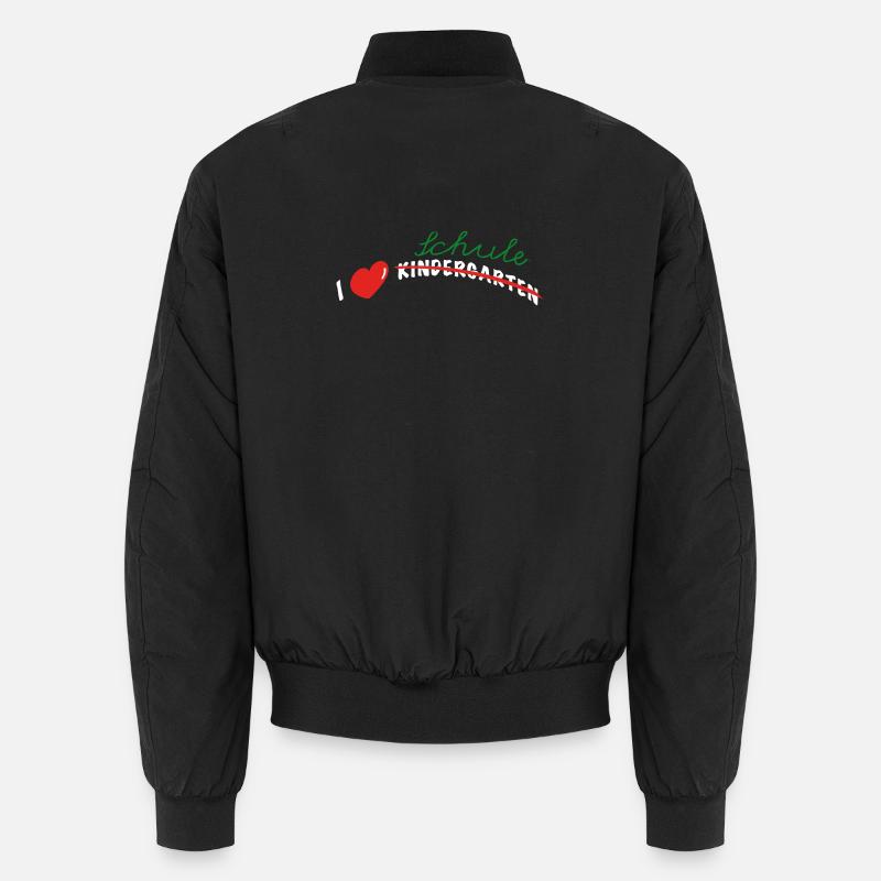 I love Schule Unisex Bomberjacke