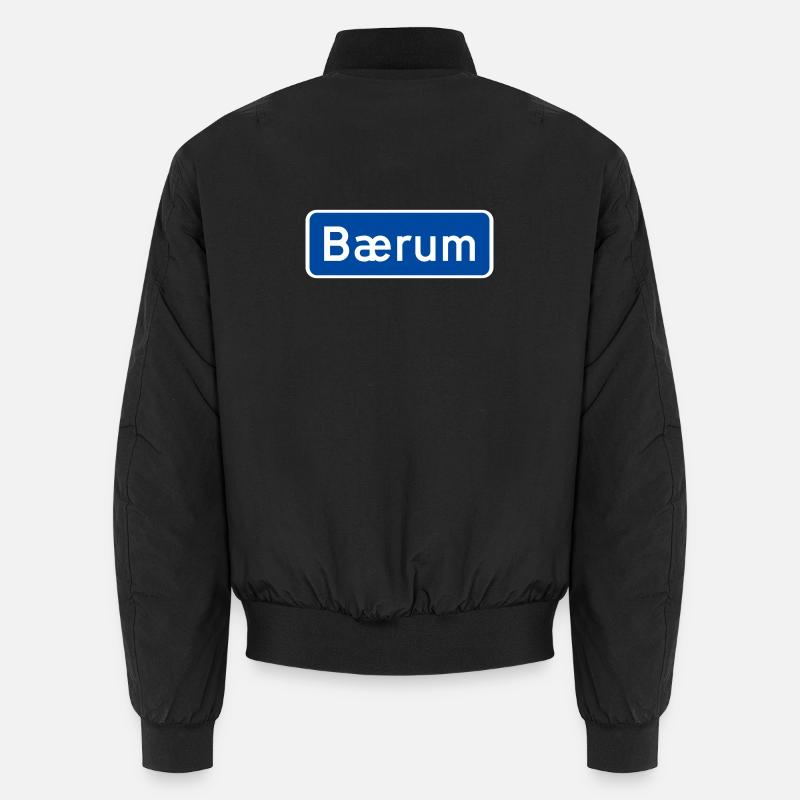 Baerum - Bomber unisexe - noir