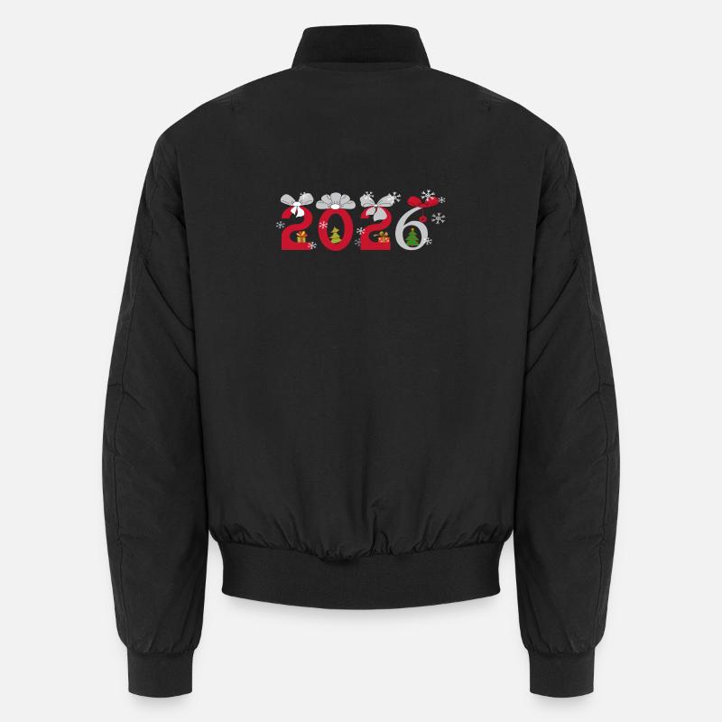 New Year's Day 2026 - Unisex Bomber Jacket - black