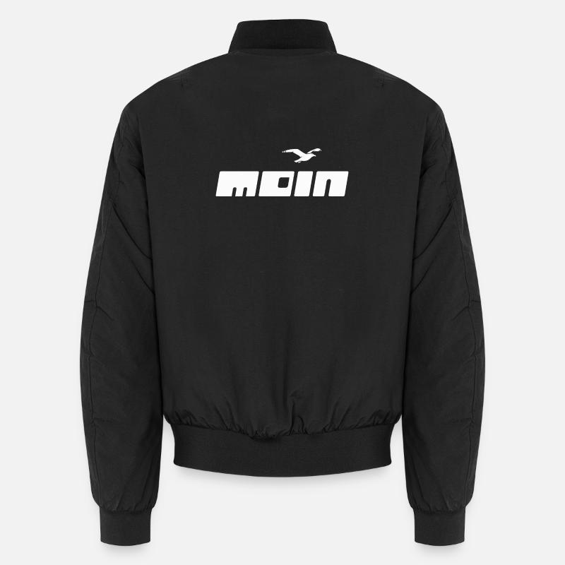 Modern Moin | Gull - Unisex Bomber Jacket - black