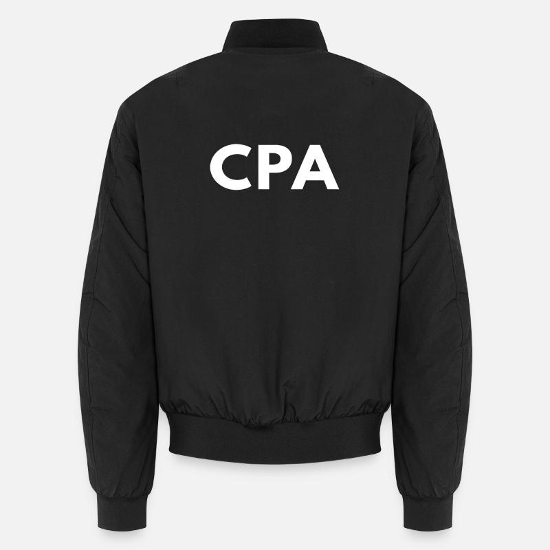Expert-comptable agréé en finance - Bomber unisexe - noir