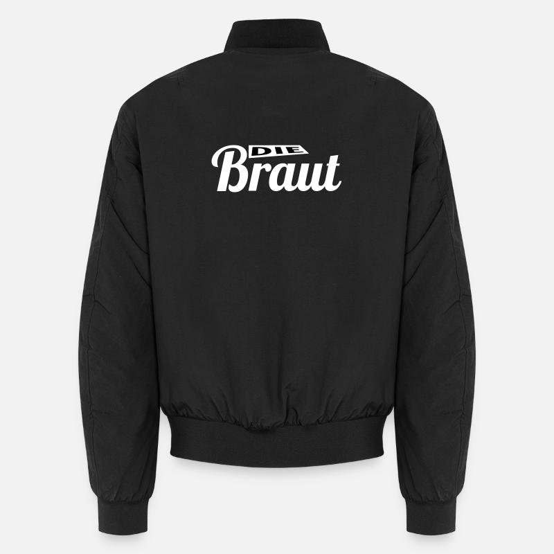 Team Braut! - Unisex Bomberjacke - Schwarz