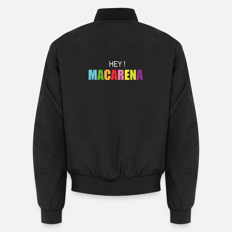 Hey macarena - Unisex Bomber Jacket - black