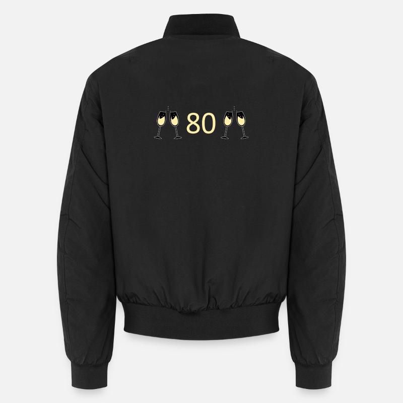 80e anniversaire 80e anniversaire 80 numéro 80 Bomber unisexe