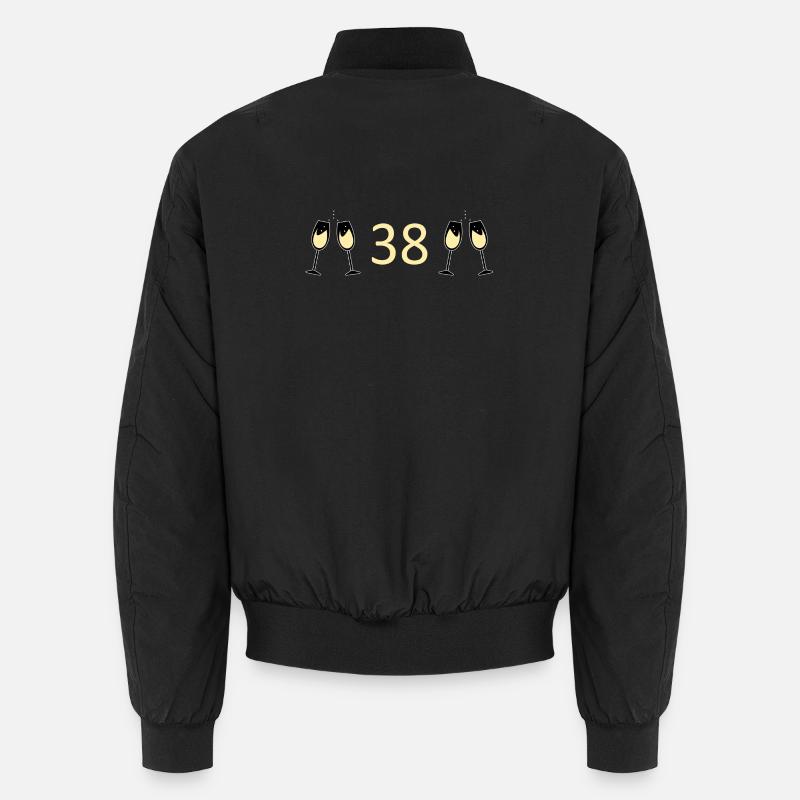 38e anniversaire 38 ans 38 ans numéro 38 Bomber unisexe