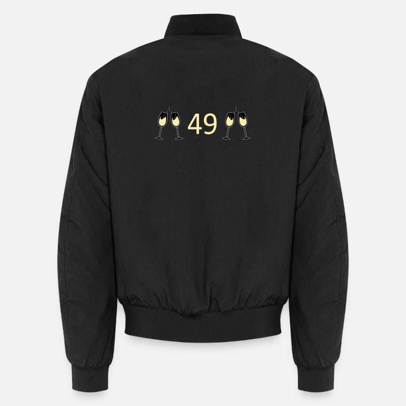 49e anniversaire 49 ans 49 ans numéro 49 Bomber unisexe
