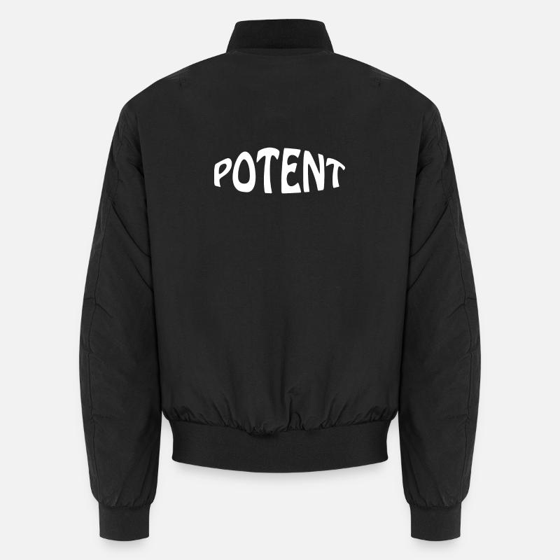 POTENT - Unisex Bomberjacke - Schwarz