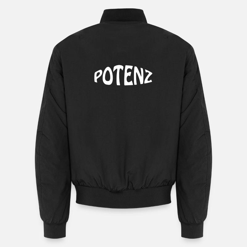 POUVOIR - Bomber unisexe - noir