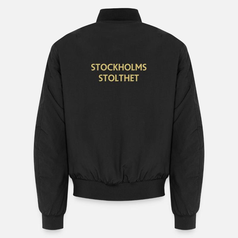 Fierté de Stockholm - Bomber unisexe - noir