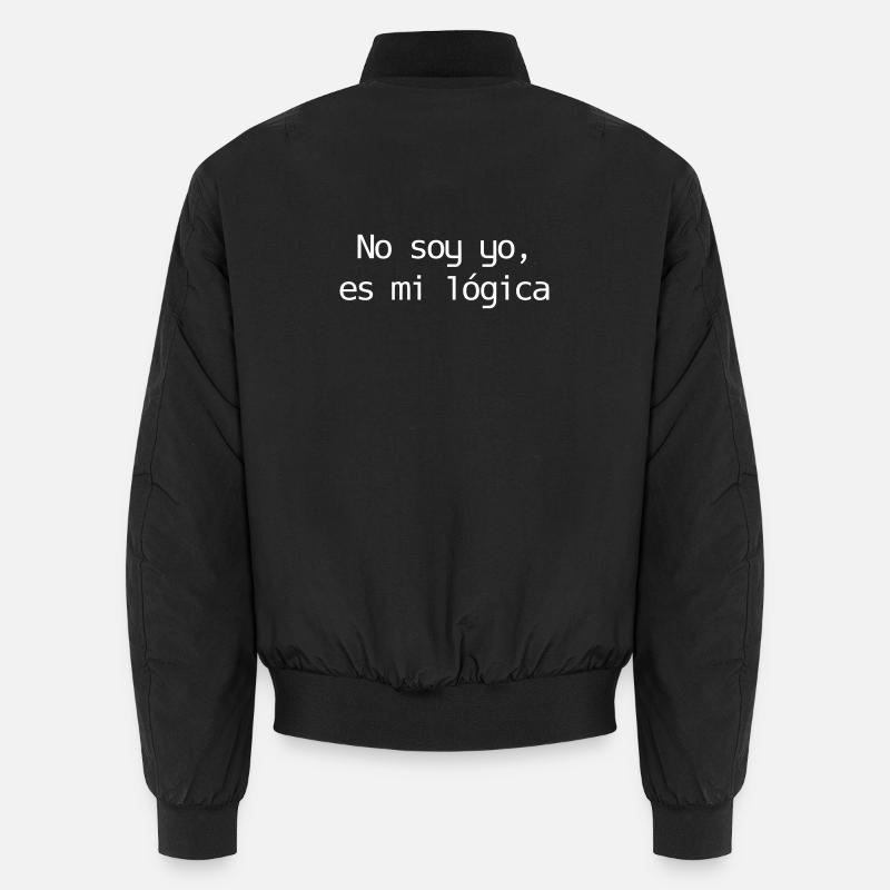 Das ist meine Logik - Unisex Bomberjacke - Schwarz