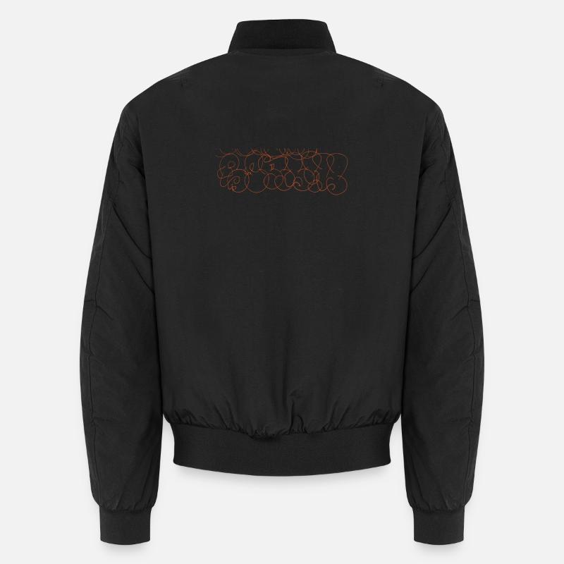Berlin Graffiti Souvenir Throw - up - Unisex Bomberjacke - Schwarz