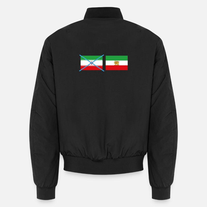 Smashed Iran flags Unisex Bomber Jacket