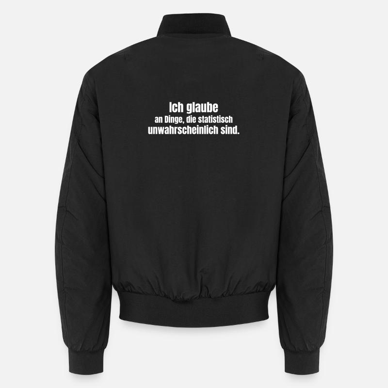 Belief in the improbable Unisex Bomber Jacket