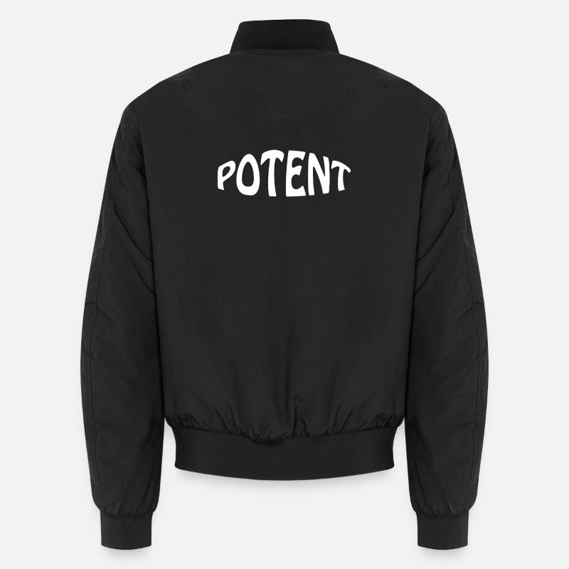 POTENT - Unisex Bomberjacke - Schwarz