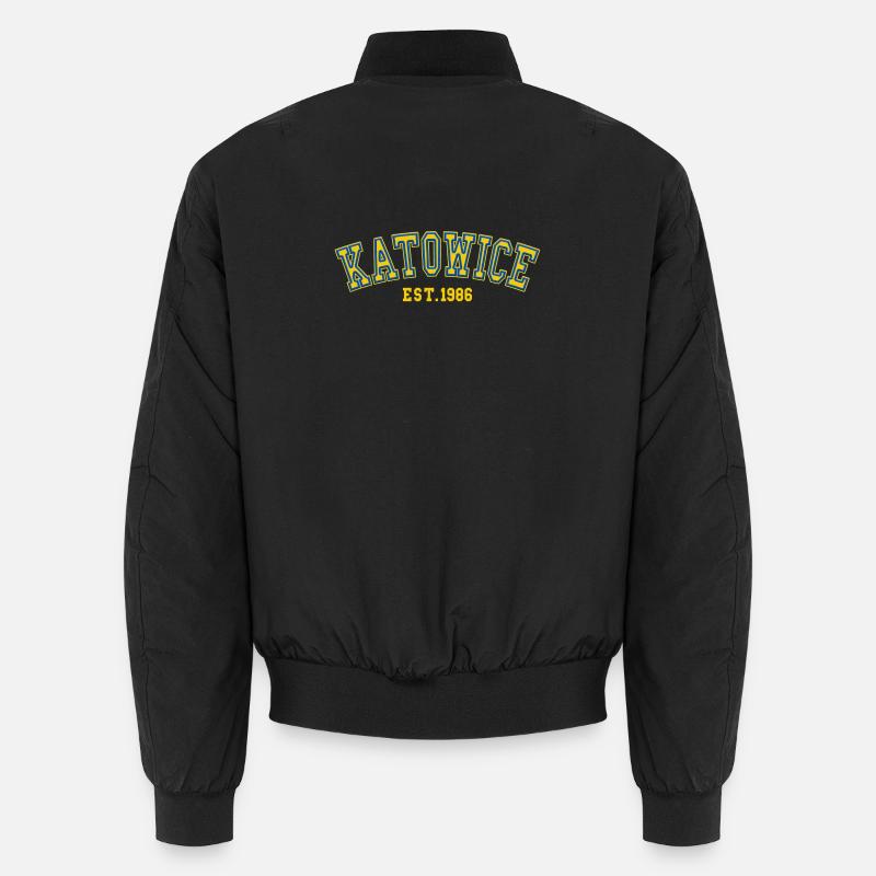 Katowice Est. 1986 - Unisex Bomber Jacket - black