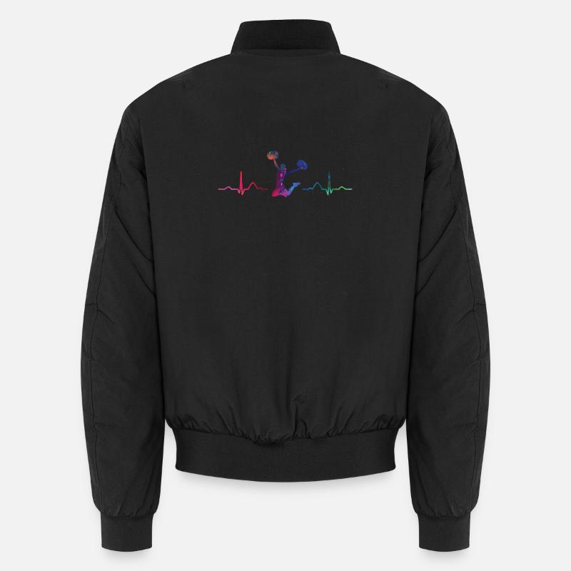 Cheerleader Cheer Mom Cheerleading - Unisex Bomber Jacket - black