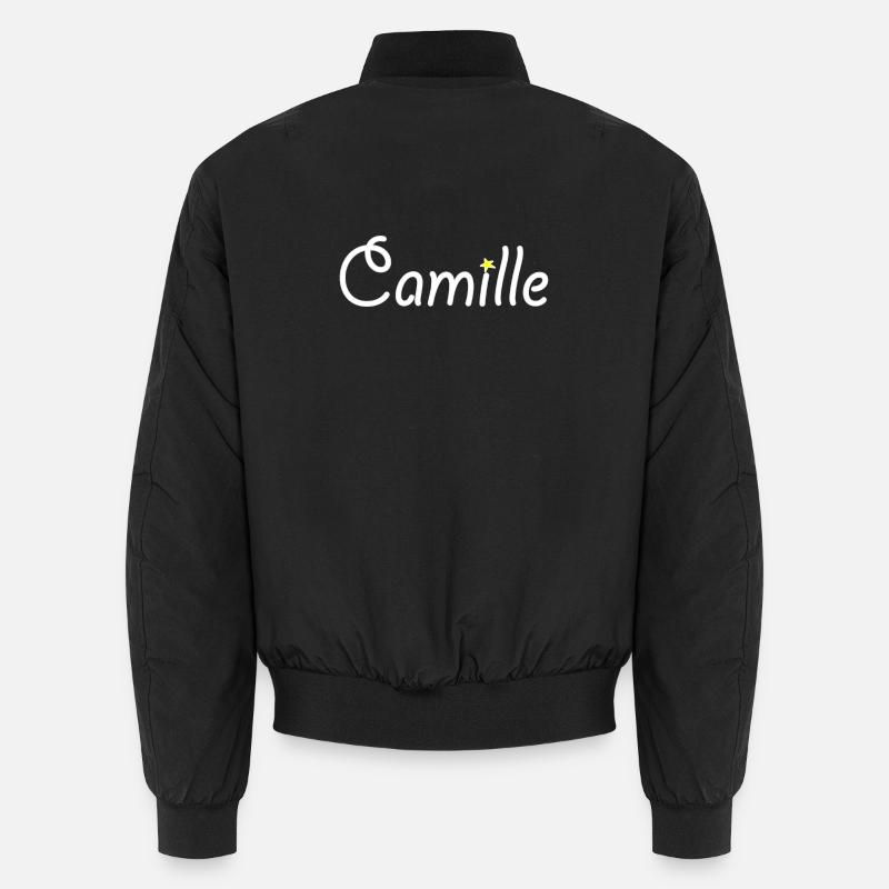 Camille - Bomber unisexe - noir