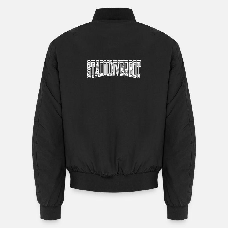 Interdiction de stade - design pour hooligans et ultras Bomber unisexe