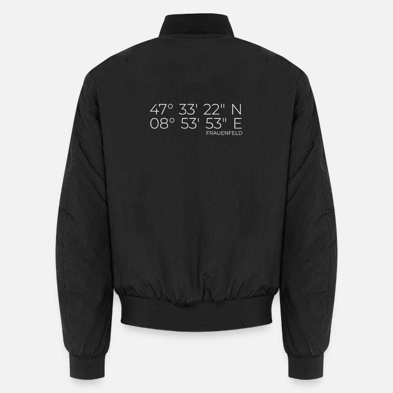 Coordinates Frauenfeld - Unisex Bomber Jacket - black