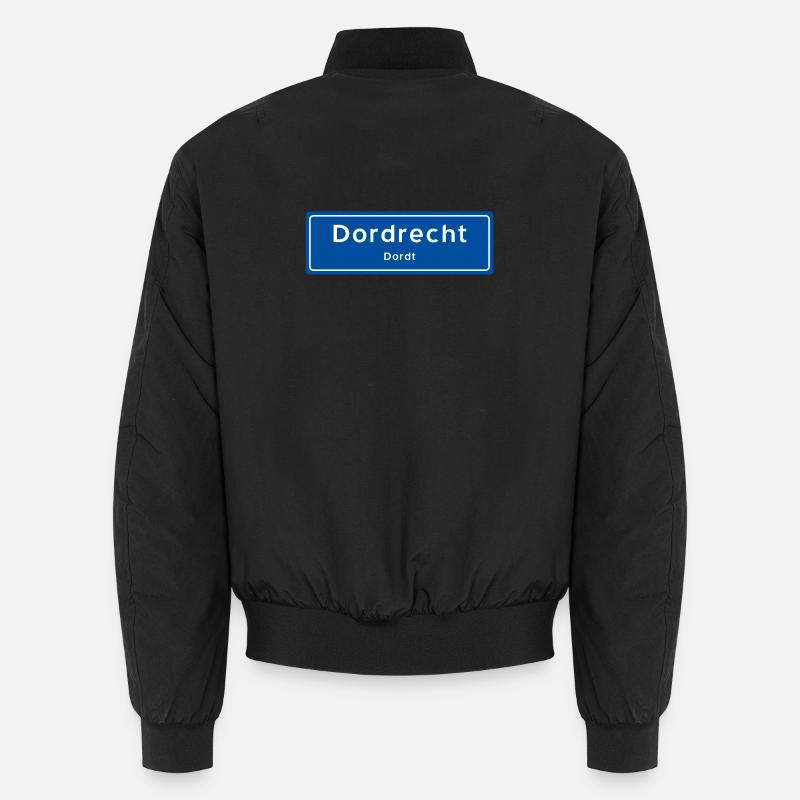 Dordrecht place name sign Unisex Bomber Jacket