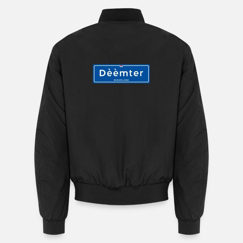 Panneau de nom de lieu Dèèèmter (Deventer) Bomber unisexe